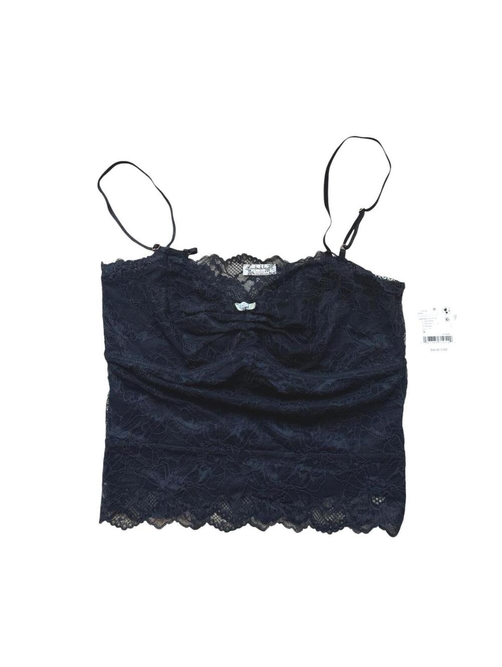Free People Lacey Essential Cami Black Size S New